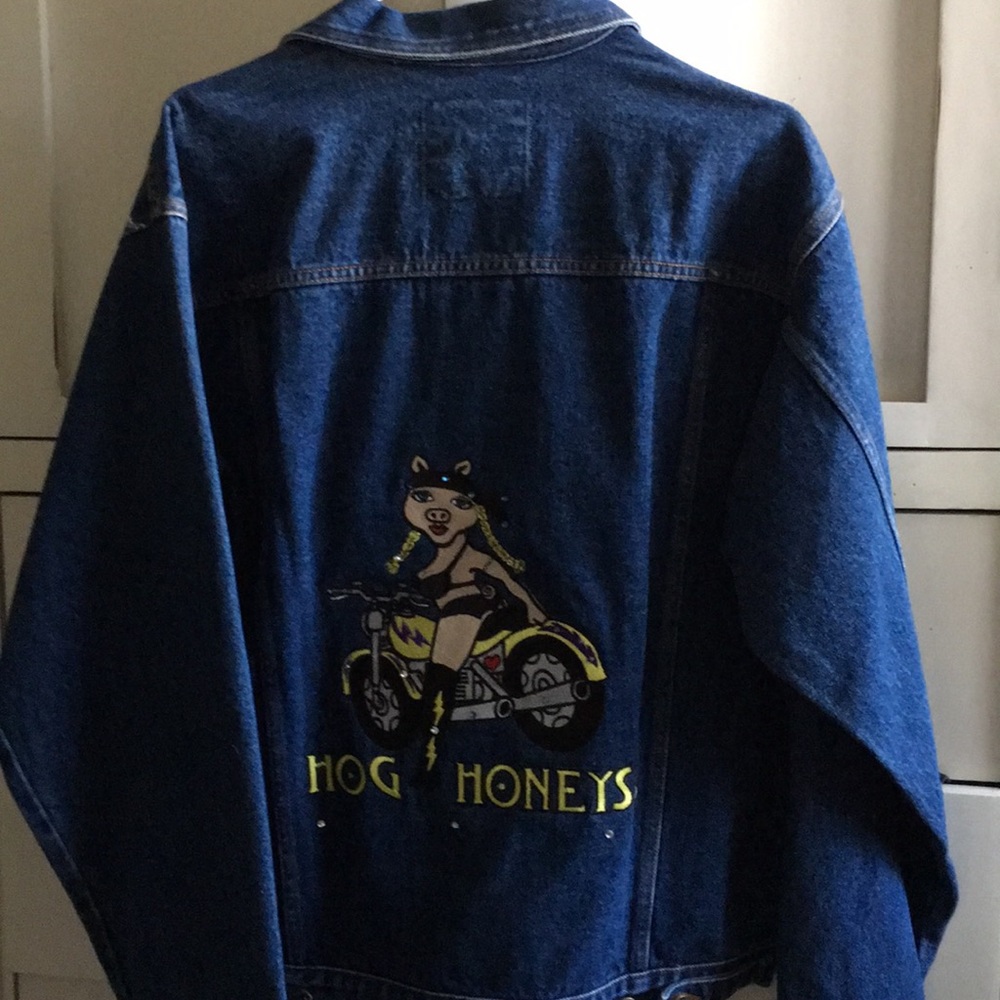 Motorcycle jean jacket